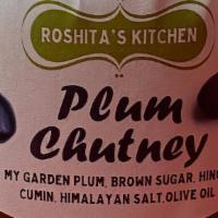 Plum Chutney (16 Oz) · from chef Roshita: my garden plum. brown sugar, hing, cumin, Himalayan salt and olive oil ( ...