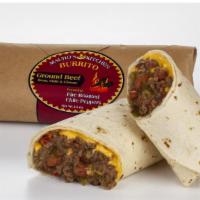 Mauro'S Kitchen Beef And Bean With Fire Roasted Chili Burrito · 