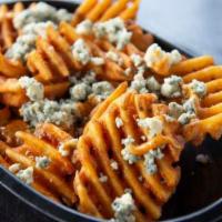 Waffle Cut Fries · Seasoned waffle fries