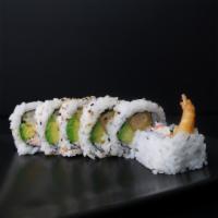 Shrimp Tempura Roll · Shrimp tempura, crab mix, avocado, cucumber.