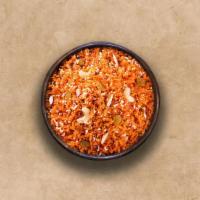 Carrot Halwa  · An Indian dessert made by simmering grated farm fresh carrots, whole milk and clarified butt...