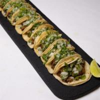 Super Tacos Special · 15 tacos with your choice of meat: pollo, chorizo, carnitas, campechanos- 3 meat different m...