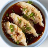 Steamed Pork Dumplings - Lunch · Napa cabbage, scallion, ginger, sweet-chili soy (4 pcs).