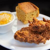 Fried Chicken · Served with your choice of 2 sides.
