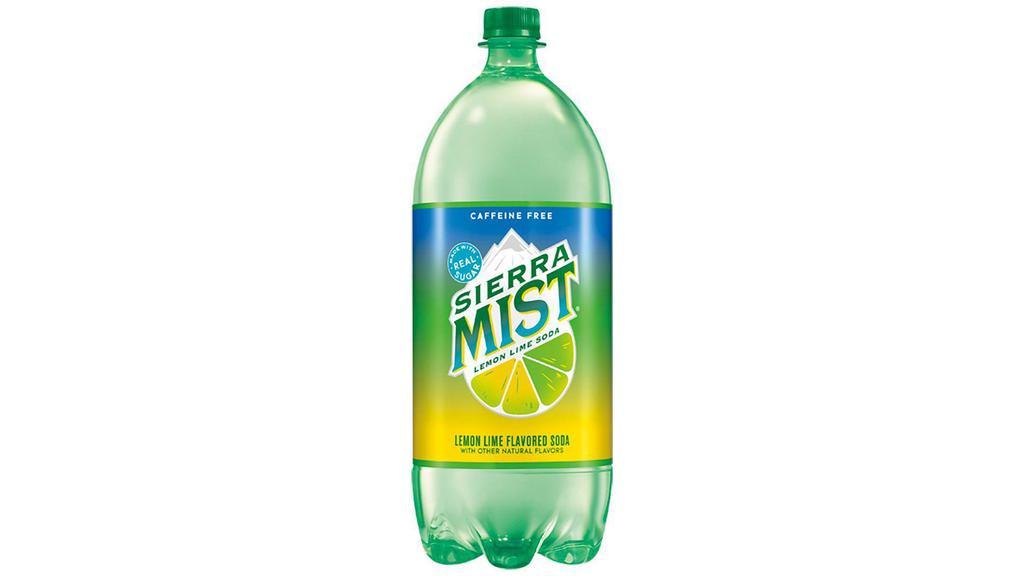 2L Sierra Mist · A light and refreshing, caffeine-free, lemon-lime soda made with real sugar