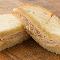 Turkey & Provolone · Served on thin-cut Honey White bread with mayonnaise.