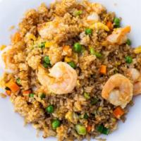 Fried Rice · Scallion, green peas and carrots.