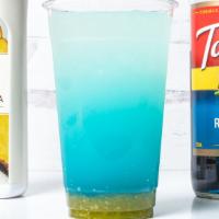 The Y · Lemonade w/ Blue Raspberry and Pina Colada Puree