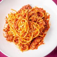 Bolognese · Meat sauce.