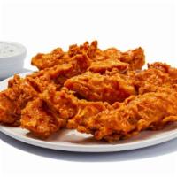 Chicken Breast Strips · These aren’t your daddy’s chicken strips. Plump and juicy, fried up good and crispy. Dip ’em...