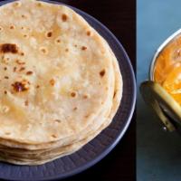 Chappathi (3 Pcs) With Paneer Butter Masala · Paneer cooked in a rich cream sauce with exotic herbs and spices. Served with Chappathi (3 P...