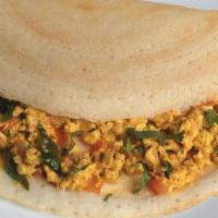 Paneer Dosa (1 Pc) · Paneer Dosa is a savoury thin crispy crepe made from urad dhal flour and rice flour with fen...