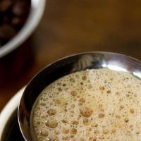 Mv Spl Filter Coffee · Boiled milk is mixed with percolation brewing of finely ground coffee powder in a tradition ...