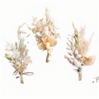 Dried Boutonniere · Step up your outfit with our on-trend dried boutonniere. This stylish accessory is handcraft...