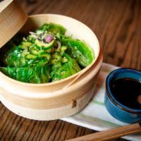 Bamboo Steamed Vegetable Dumplings With Crunchy Cucumbers · 