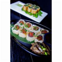 Crispy Spicy Tuna Roll* · With avocado and soy paper.