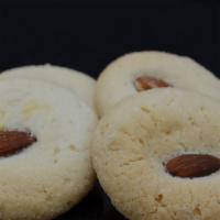 Almond Cookies · Almond cookies are light with an almond on top.