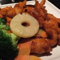 General Tao'S Chicken Or Beef · Hot and spicy. Golden crispy, lightly battered chunks of chicken or beef, carrots, broccoli ...