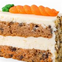 Carrot Cake Slice · Freed's signature carrot cake with chopped pecans, filled and iced with our homemade cream c...