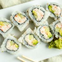 California Roll · In - Crab Meat, Cucumber, and Avocado.