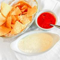 Queso Dip · chips not included