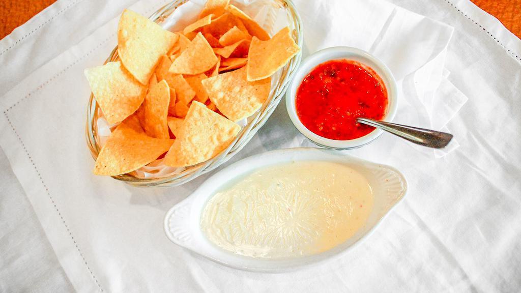 Queso Dip · chips not included