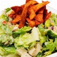 Caesar Salad · Our classic Caesar salad with romaine, parmesan cheese, and croutons; Add Chicken $5 Add Sal...