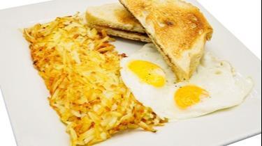 2 Eggs Breakfast · 2 Eggs served with hashbrowns and choice of toast