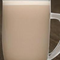 Chai Tea Latte · Spiced black tea blended with steamed milk.