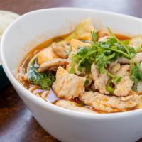 Chicken Clay Pot Rice Noodles（鸡肉米线） · Clay pot noodles is a special cuisine of yunnan. It uses clay pot to cook, so it is named cl...
