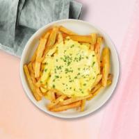 Cheese Fries · French fries with salt and melted cheese.