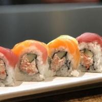 Rainbow Roll · Consuming raw or undercooked meats, poultry, seafood, shellfish, or eggs may increase your r...