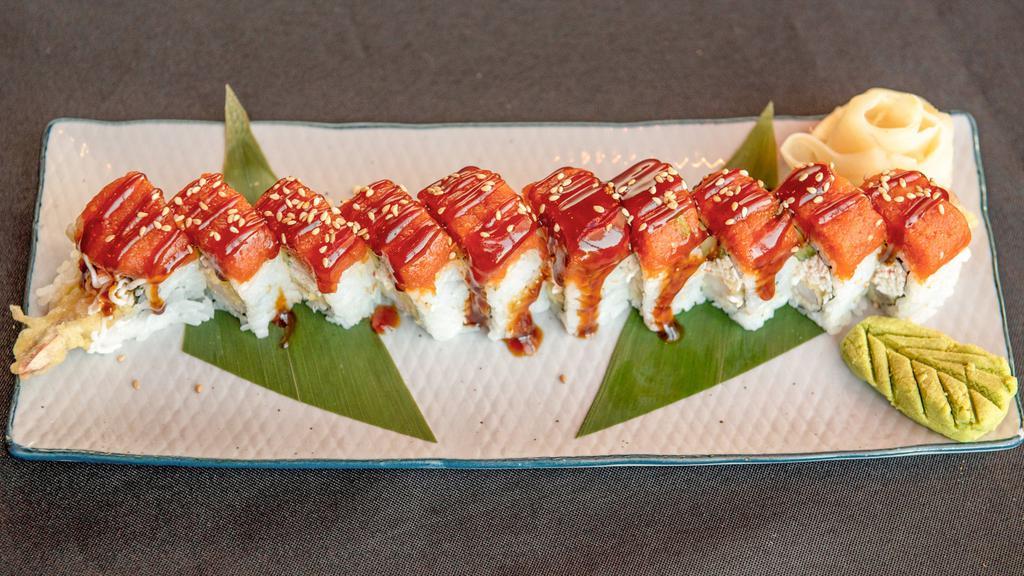 Tiger Roll · Consuming raw or undercooked meats, poultry, seafood, shellfish, or eggs may increase your risk of food borne illness.