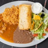 Chimichanga With Beef Or Chicken · 