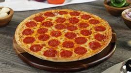 Vegan Pepperoni Pizza  · This pizza has our signature vegan red sauce, signature vegan cheese, and vegan pepperoni