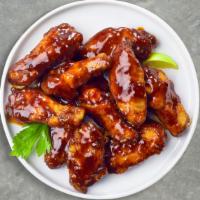 Bbq Bob Wings  (Boneless) · Boneless breaded fresh chicken wings, fried until golden brown, and tossed in barbecue sauce...