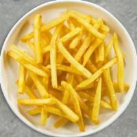 Just Fries · Idaho potato fries cooked until golden brown and garnished with salt.