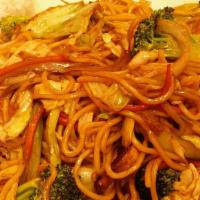 Chow Mein With Choice Of 2 Proteins · Vegetable, chicken, beef, pork, shrimp, tofu.