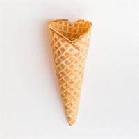 Fresh Waffle Cones · Snappy, sweet, and the perfect crunch to compliment any molly moon’s flavor!