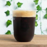 Vietnamese Black Coffee · Dripped coffe + shaken over ice
