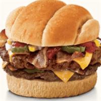 1/2 Lb. Bacon Cheeseburger · 830 cal