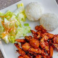 Spicy Chicken Teriyaki · Boneless Chopped with Special Spicy Sauce.