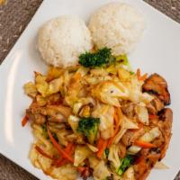 Chicken Stir Fried Vegetables · Fresh Vegetables with Chicken. (No Salad)