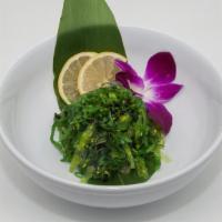 Seaweed Salad · Seaweed with sesame oil, soy sauce, sprinkled with sesame seeds
