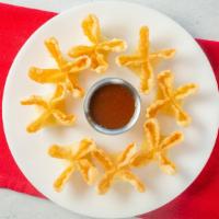 Cream Cheese Wontons (8) · Stuffed with cream cheese. A tasty way to start your meal. Don't forgets to try the dipping ...