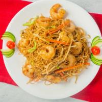 Firecracker Shrimp Noodles · Spicy. A Salt Lake favorite! Served spicy and fresh with pan-fried noodles. Bean sprouts, ca...
