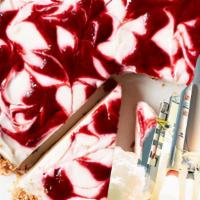 White Chocolate Strawberry Rocket Cheesecake · This velvety cheesecake is made with a simple graham cracker crust and a creamy white chocol...