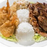 Seafood Bbq Mix Plate · 1030-1840 cal.
Fried Basa, Fried Shrimp, and you choice of BBQ beef, BBQ chicken Kalua Pork ...