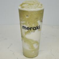 Creamy Matcha Blend · Matcha powder blended with milk and ice. Topped off with our creamy cloud foam.