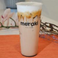 Meraki Classic With Cloud Foam · Our classic milk tea with brown sugar syrup topped off with our homemade cloud foam.